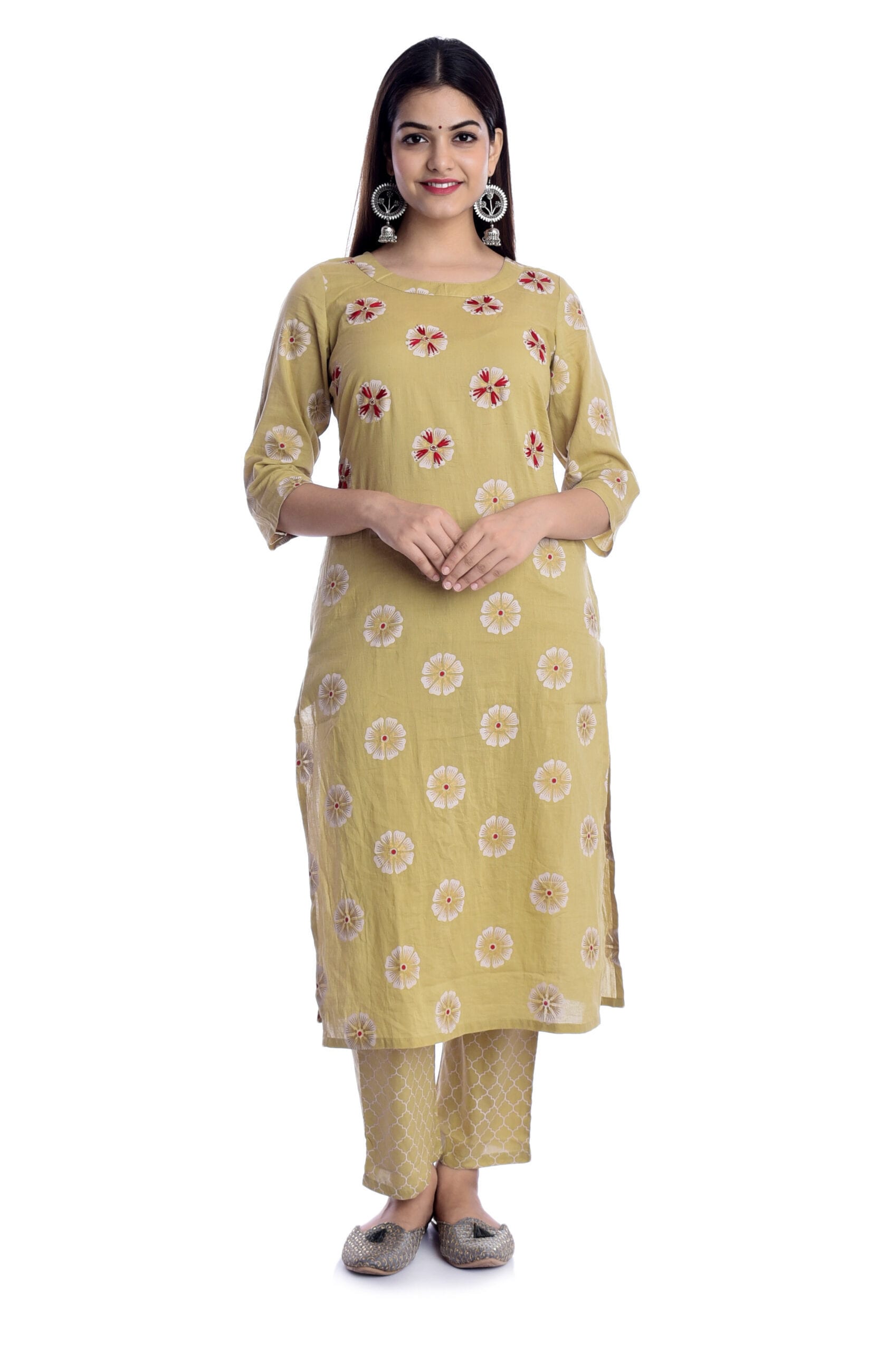Women's jaipuri straight cotton suit set - Pomcha Jaipur | Designer dresses  casual, Party wear indian dresses, Lace dress design